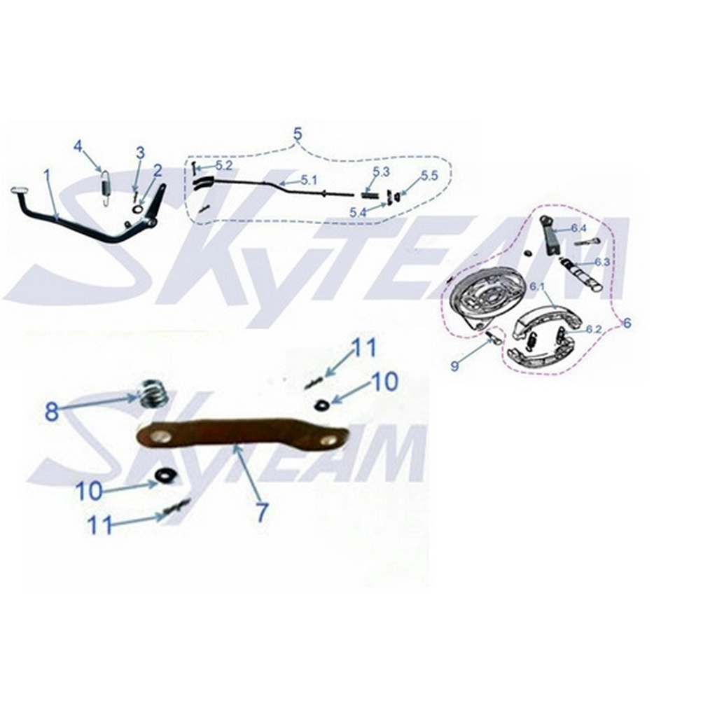SKYTEAM BUBBLY PEDAL CEVIRME YAYI #ST125BB F1804